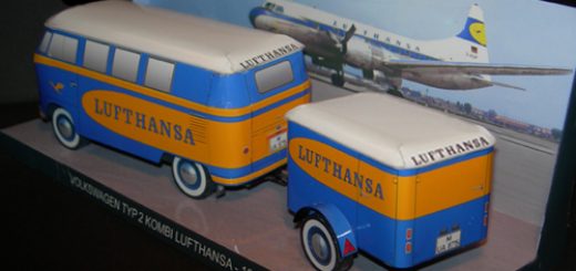 Vw Typ 2 Kombi Lufthansa 1959 - Papercrafts.it